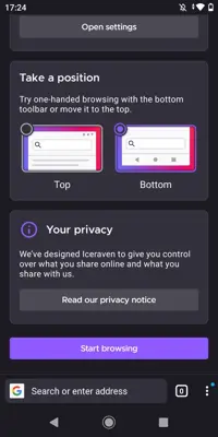 Iceraven Browser android App screenshot 3